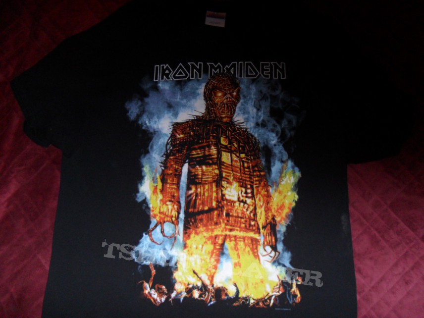 Iron Maiden - The Wicker Man/Final Frontier tour 2010 shirt