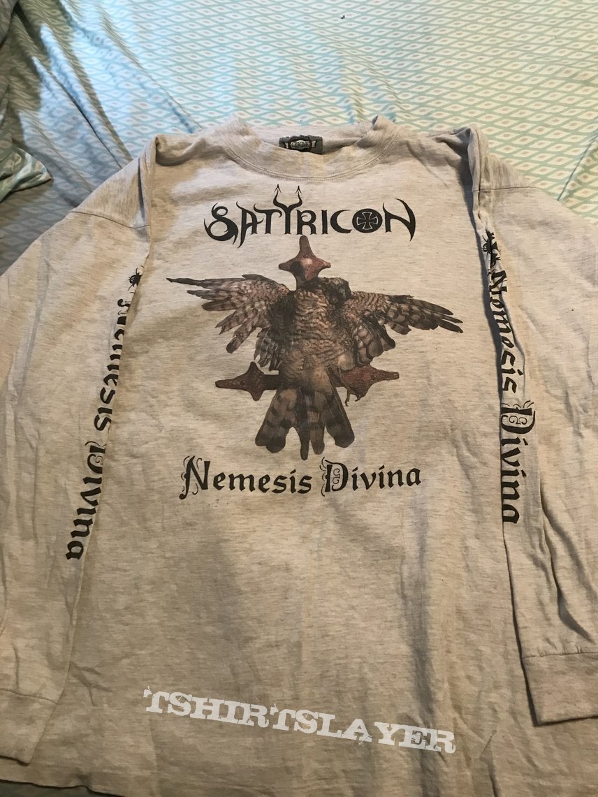 Satyricon - Nemesis Divina grey longsleeve 