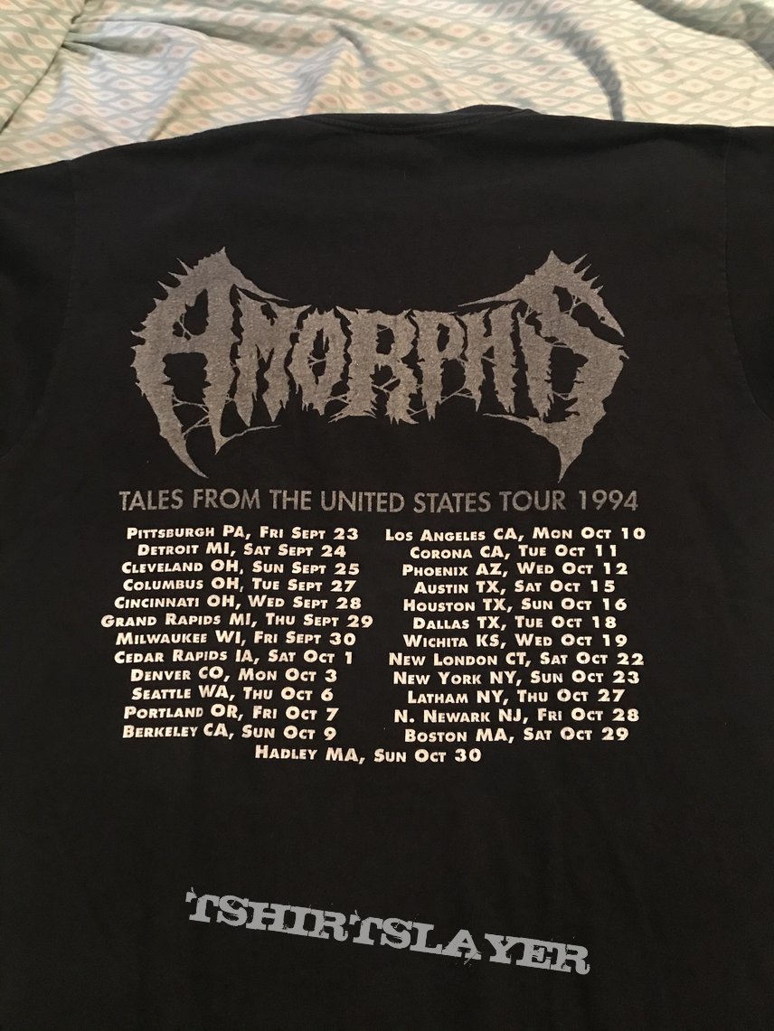 Amorphis - Tales From the United States tour 1994 shirt