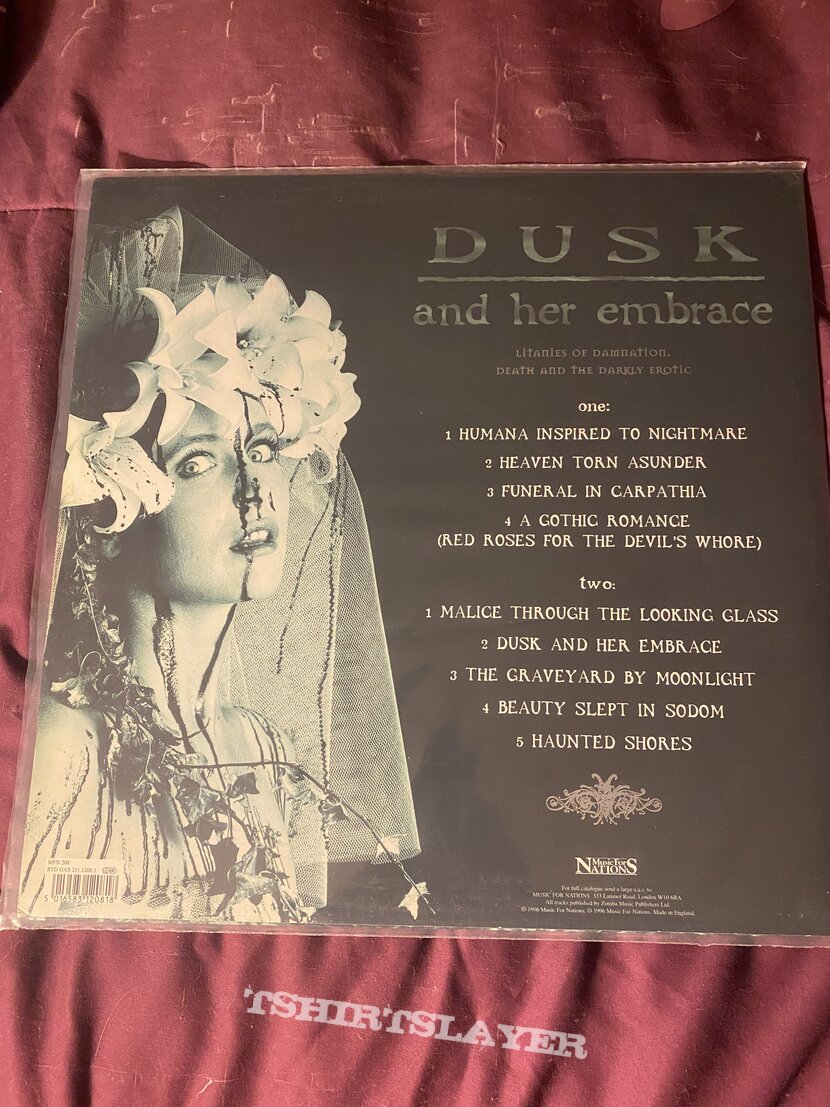 Cradle of Filth - Dusk and her Embrace org LP Cradle of Filth - Dusk and her Embrace org LP