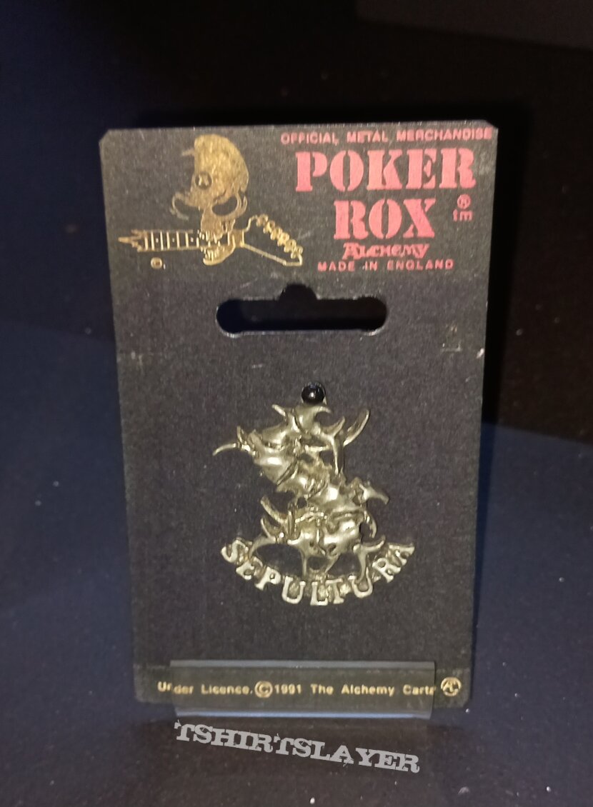 Obituary The Alchemy Poker Rox Pins and Necklaces Collection Obituary The Alchemy Poker Rox Pins and Necklaces Collection