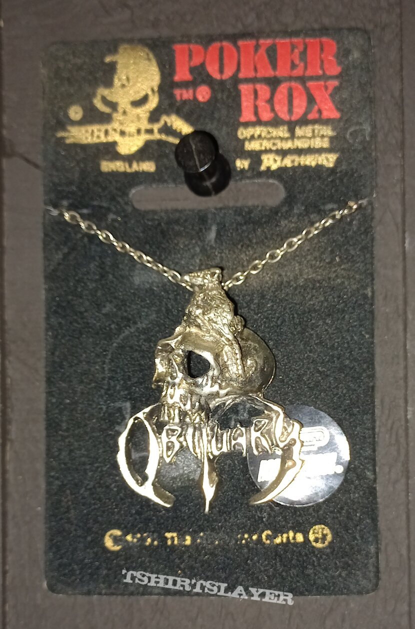 Obituary The Alchemy Poker Rox Pins and Necklaces Collection Obituary The Alchemy Poker Rox Pins and Necklaces Collection