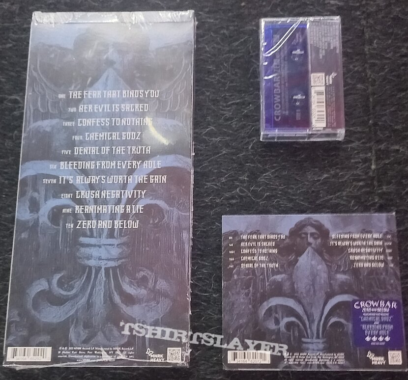 Crowbar Zero and Below CD, Longbox,  Blue Tape 