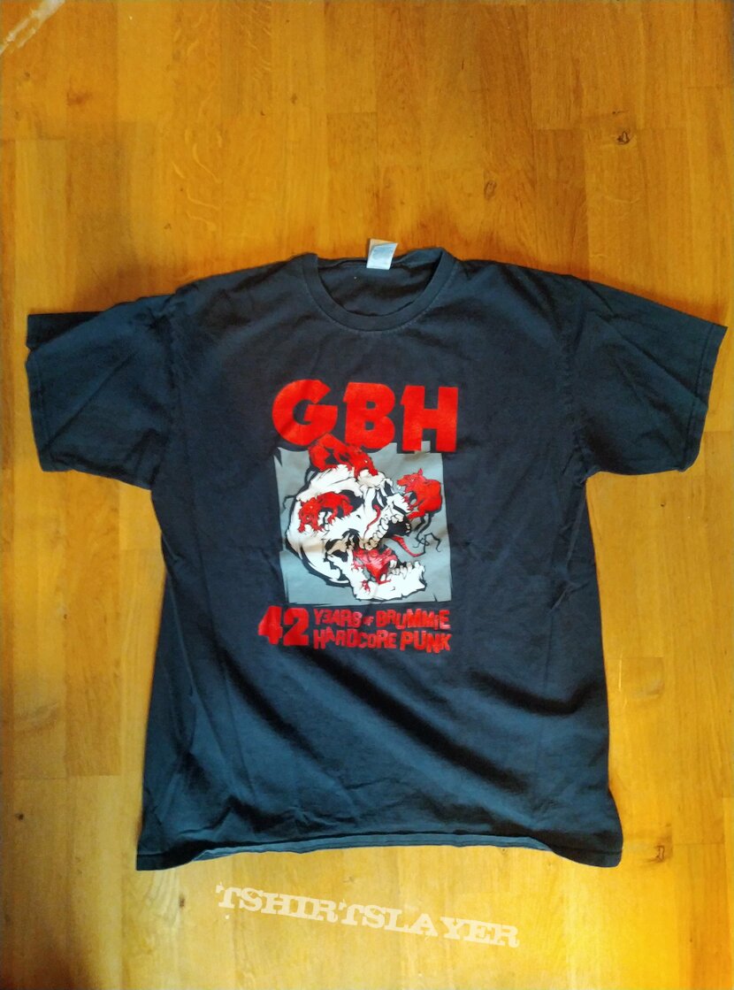 GBH 42 Years Of Brummie Hardcore Punk Shirt | TShirtSlayer TShirt and  BattleJacket Gallery