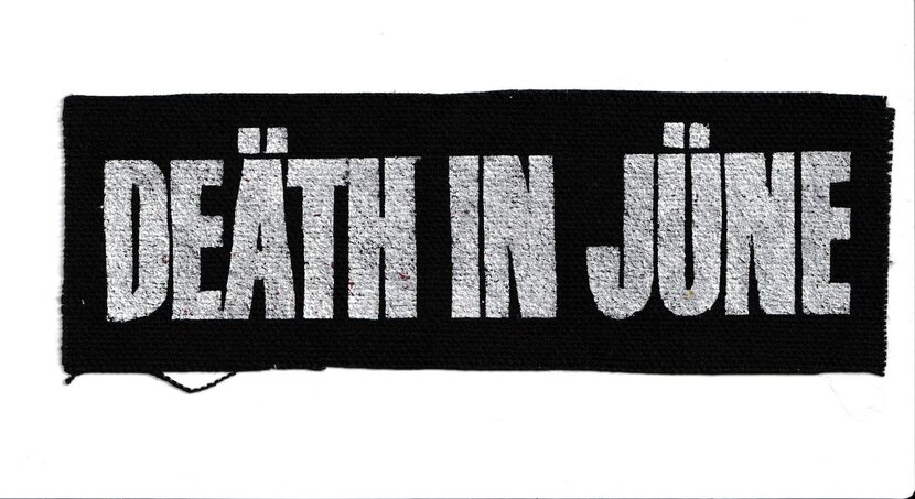 Death In June Mini handmade patch