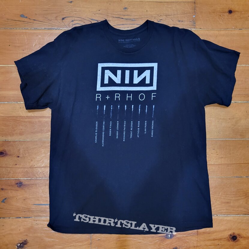 Nine Inch Nails R+RHOF inductees shirt