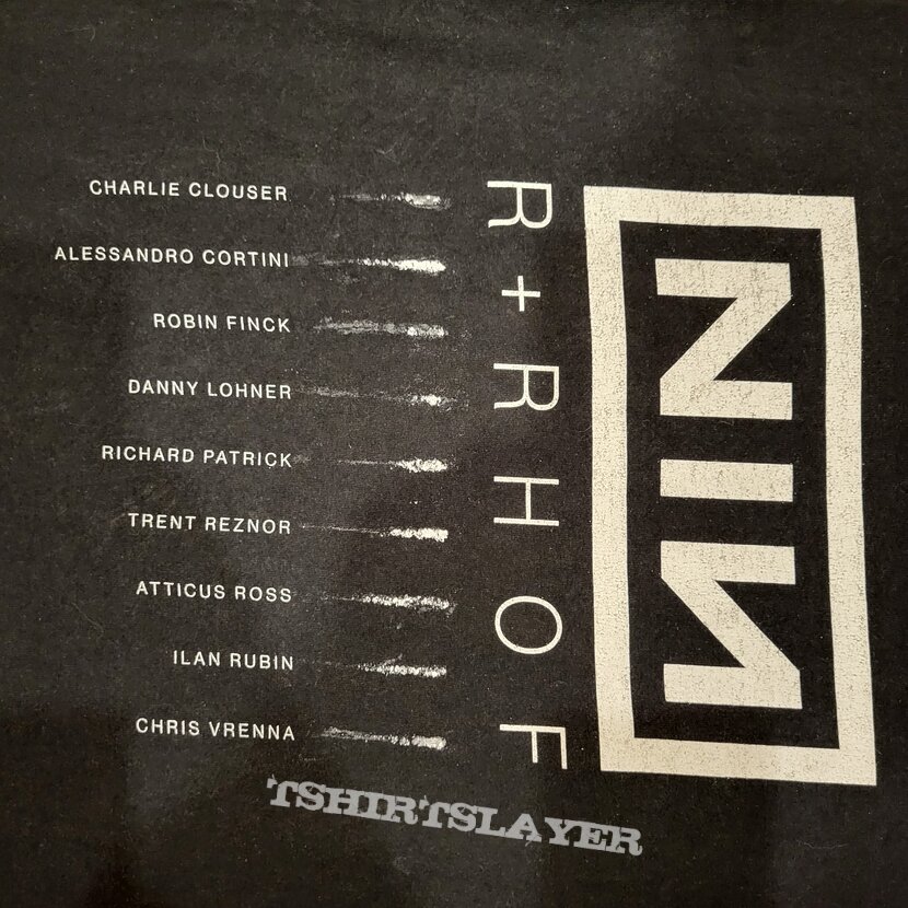 Nine Inch Nails R+RHOF inductees shirt