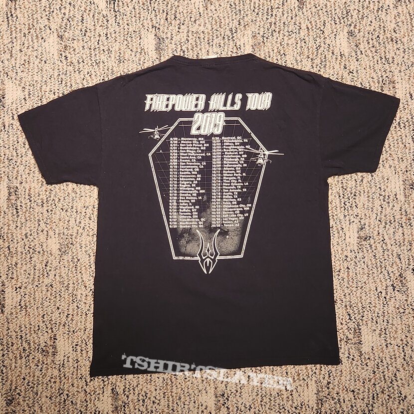 Warbringer - Firepower Kills Tour 2019 TShirt Warbringer - Firepower Kills Tour 2019 TShirt
