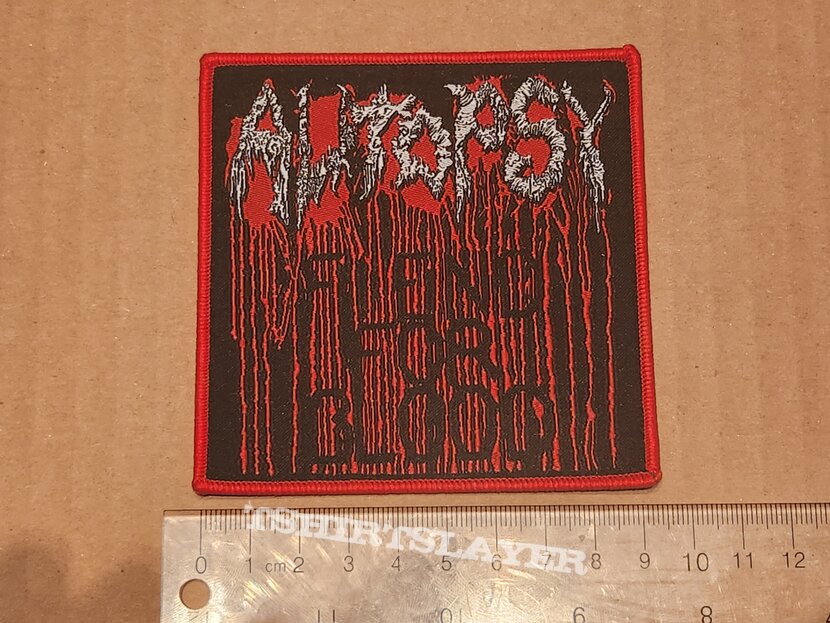 Autopsy - Fiend for Blood patch