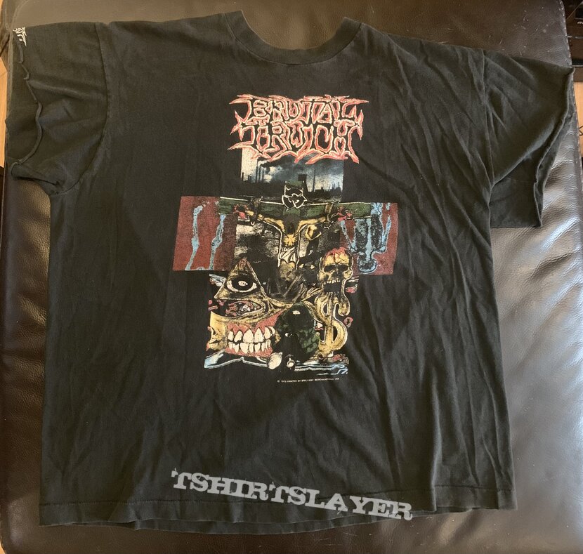 Brutal Truth 1992 Extreme Conditions Demand Extreme Responses tee