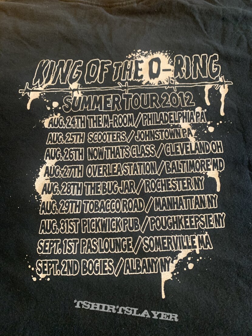 The Mentors / Eat the Turnbuckle 2012 tour T-shirt bought at show