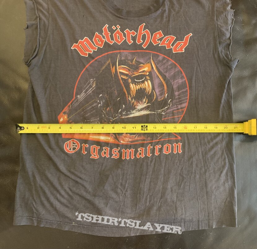 Motörhead Motorhead 1986 Orgasmatron Tour t-shirt