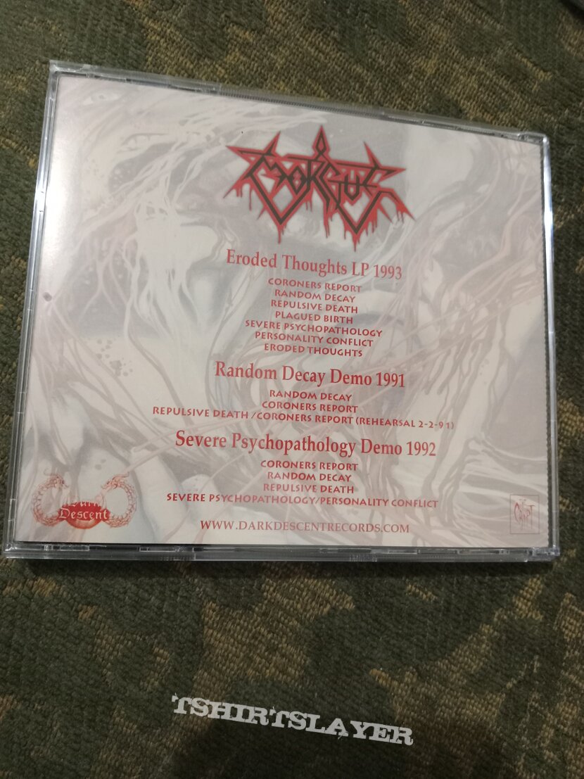 Morgue Eroded thoughts cd 2023 reissue+2 demos 