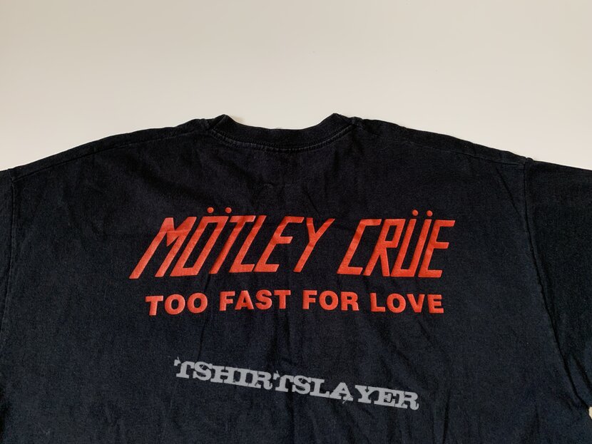 Vintage 2001 Mötley Crüe Too Fast For Love T-shirt