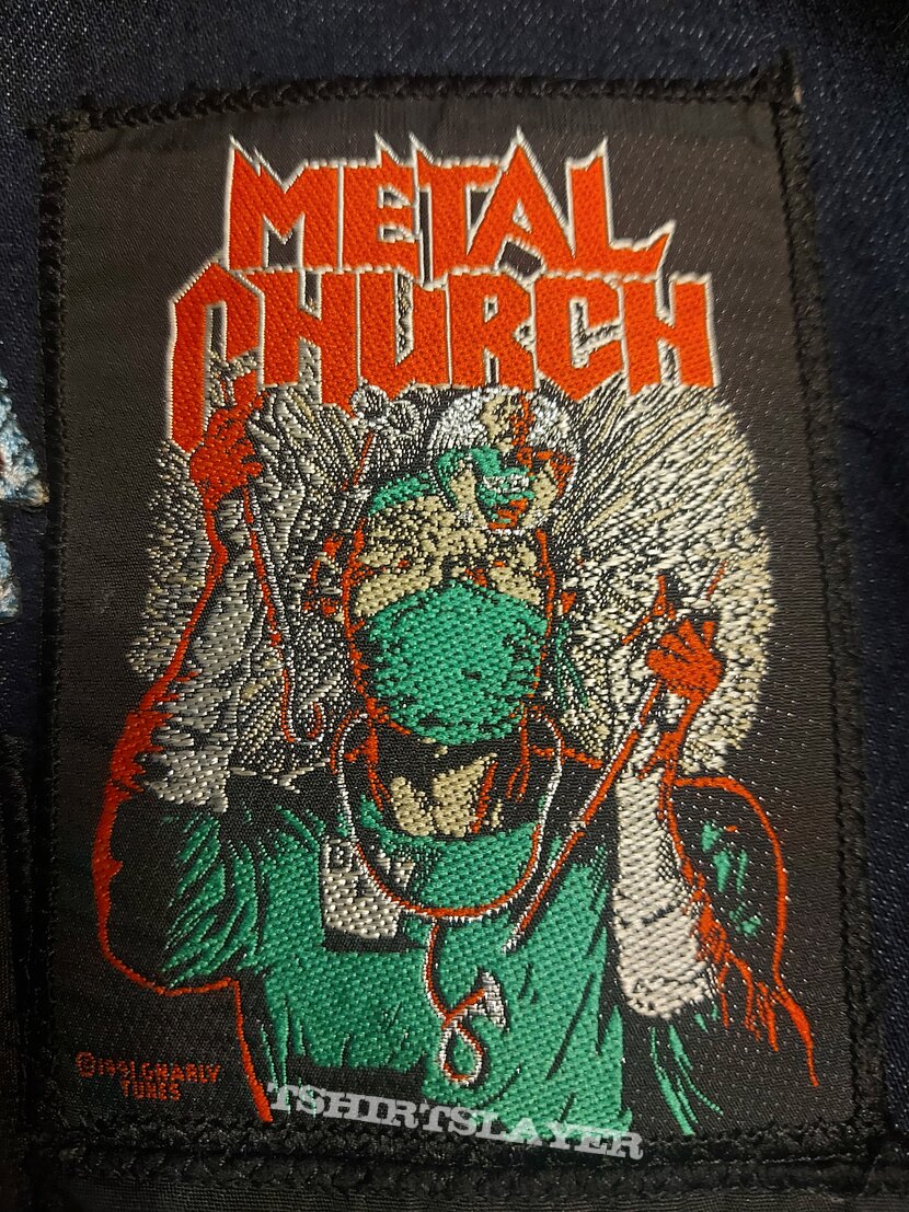 Metal church patch