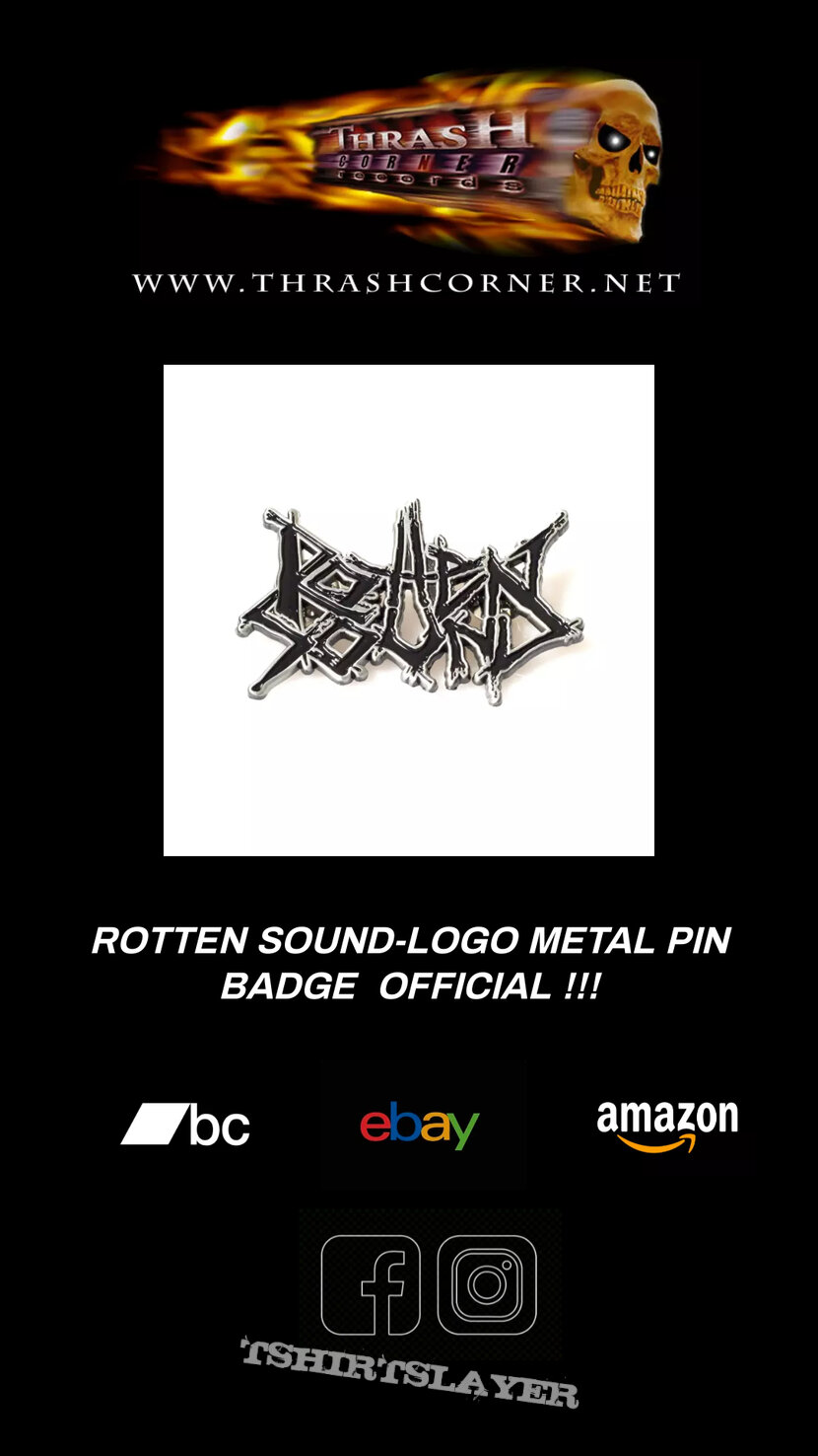 Rotten Sound Logo Metal Pin Badge