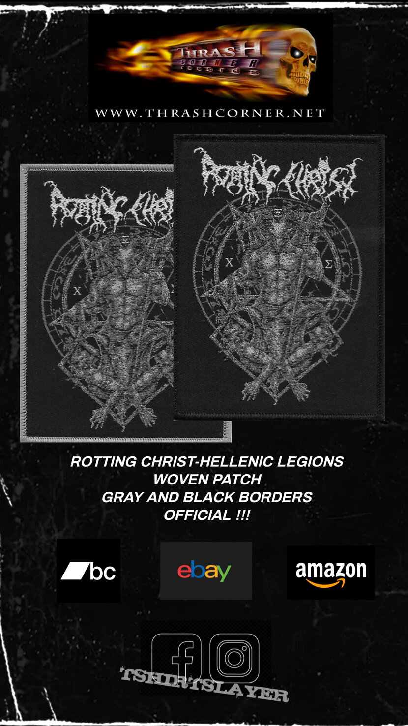 Rotting Christ Hellenic Legions Woven Patch