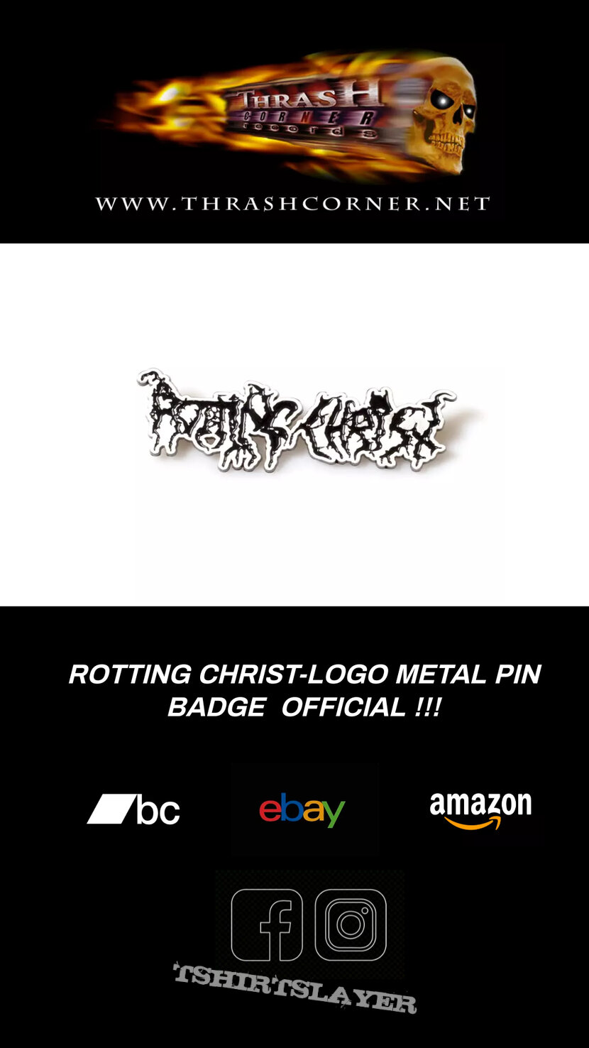 Rotting Christ Logo Metal Pin Badge