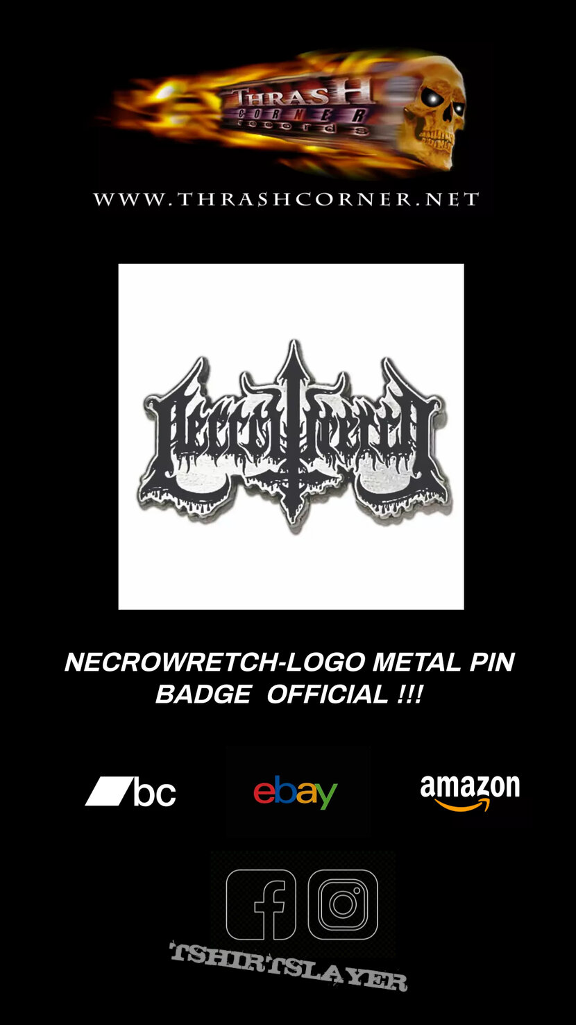 Necrowretch Logo Metal Pin Badge
