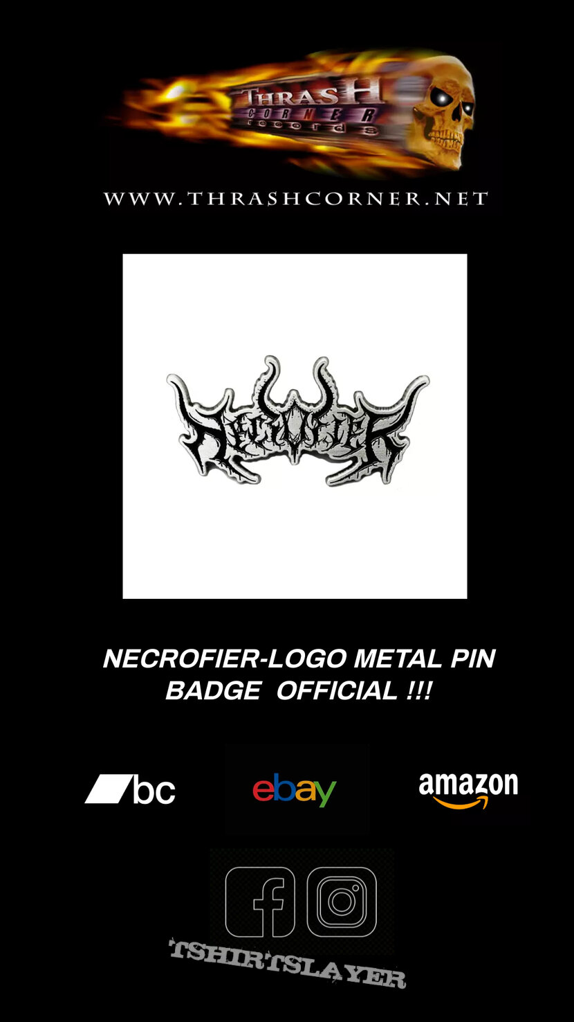 Necrofier Logo Metal Pin Badge