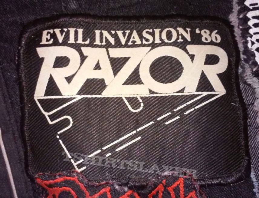 Razor - Evil Invasion tour patch