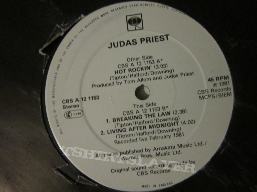 Judas Priest - Hot Rockin&#039; single