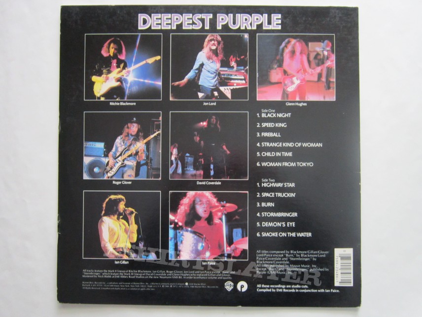 Deep Purple - Deepest Purple: The Very Best of Deep Purple LP