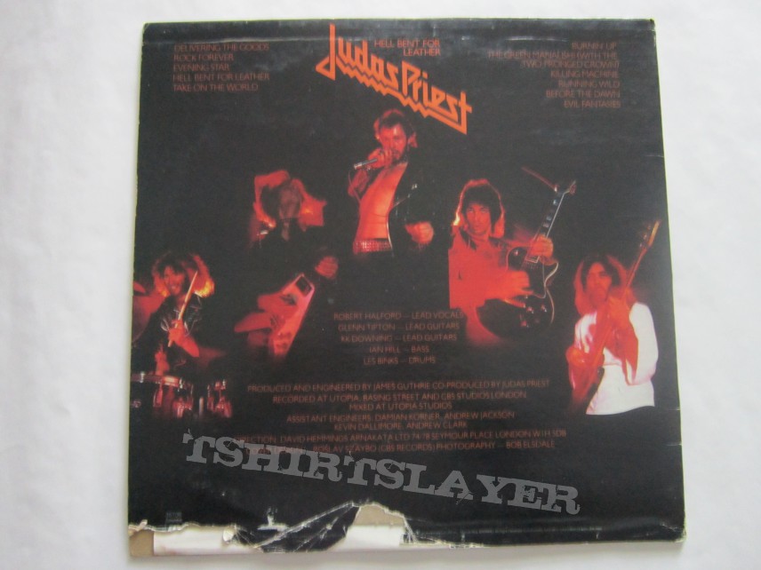 Judas Priest - Hell Bent For Leather LP