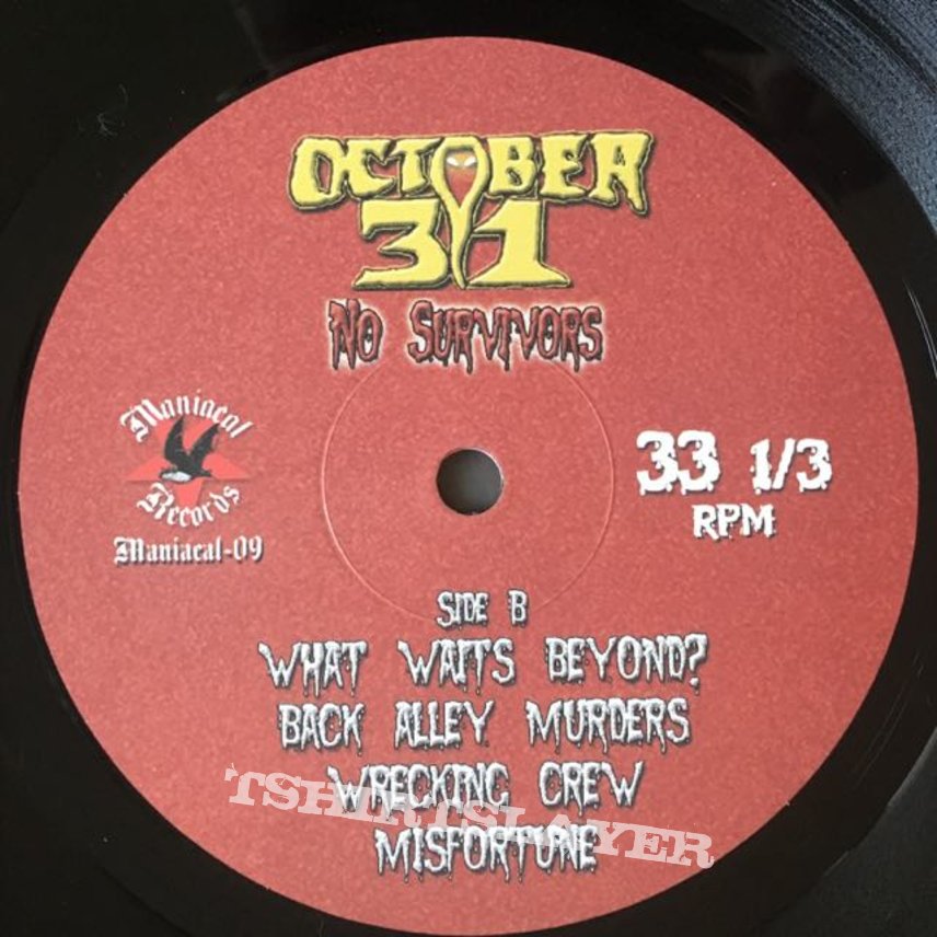 October 31-No Survivors (Ltd.vinyl edition)