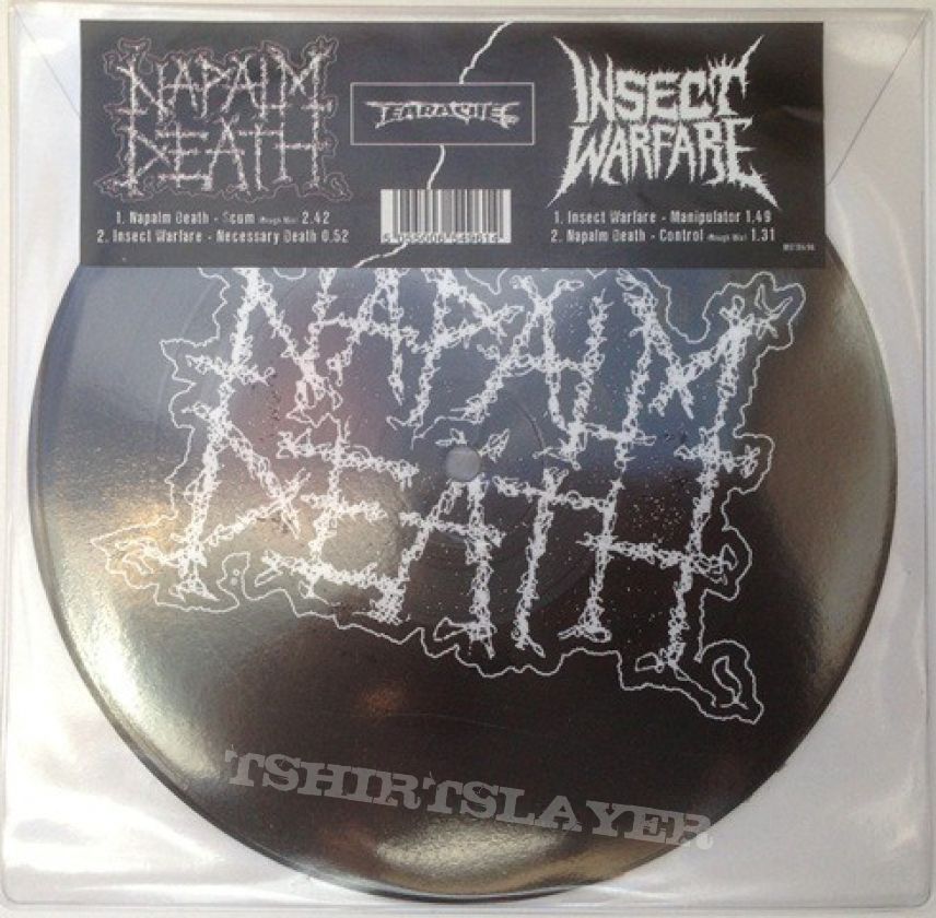 Other Collectable - 7&quot; Split Single Napalm Death / Insect Warfare
