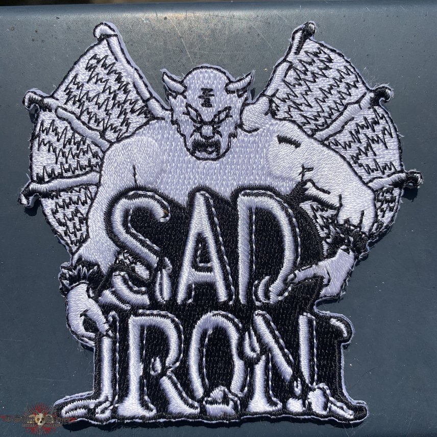 Sad Iron (shaped old logo patch)