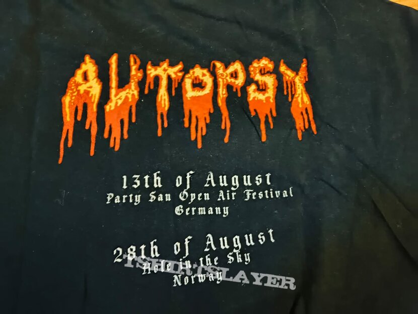 Autopsy &quot;logo with 2010 tour dates&quot;