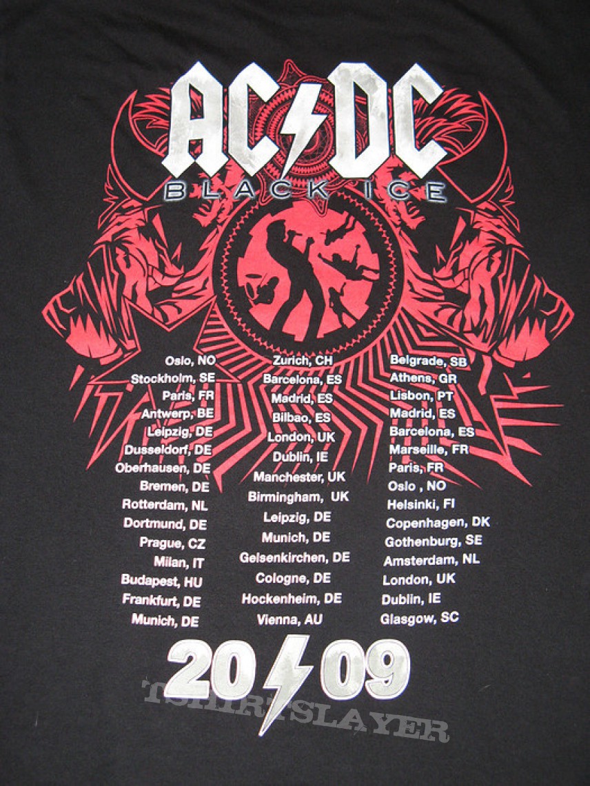 TShirt or Longsleeve - AC/DC - Black Ice Tour