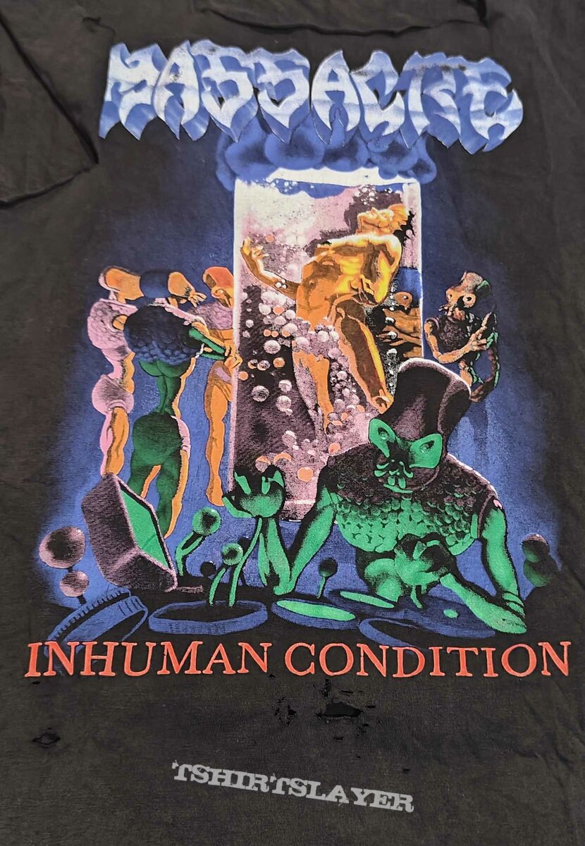 Massacre 1992 Inhuman Condition Shirt M