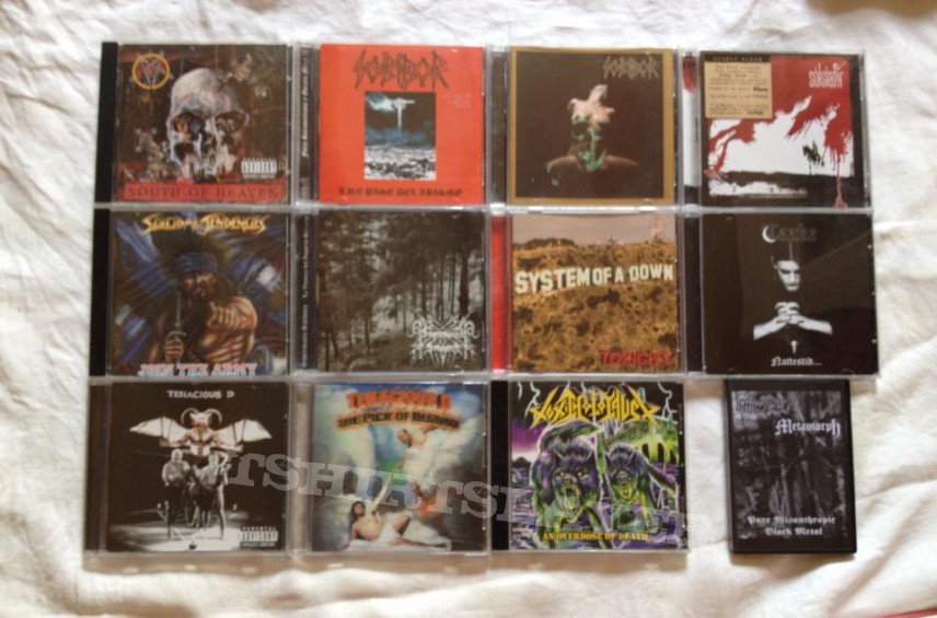 Black Sabbath CD/vinyl/tape/DVD collection until now (10 September 2013)