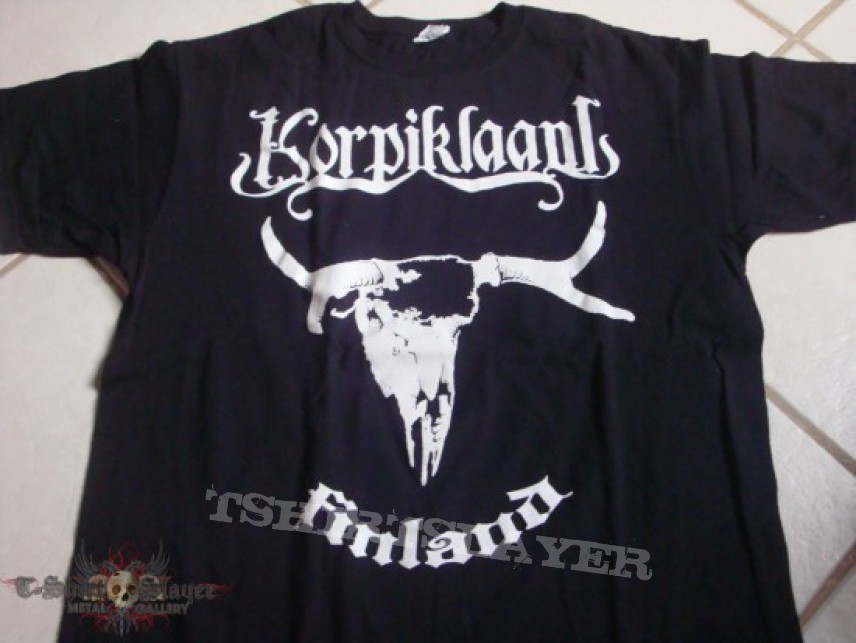 TShirt or Longsleeve - Korpiklaani shirt, we eat iron and we shit the chain