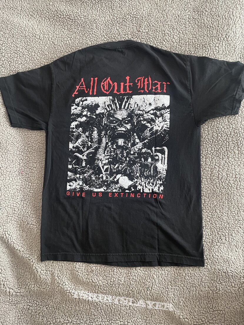 All Out War Give Us Extinction T Shirt | TShirtSlayer TShirt and