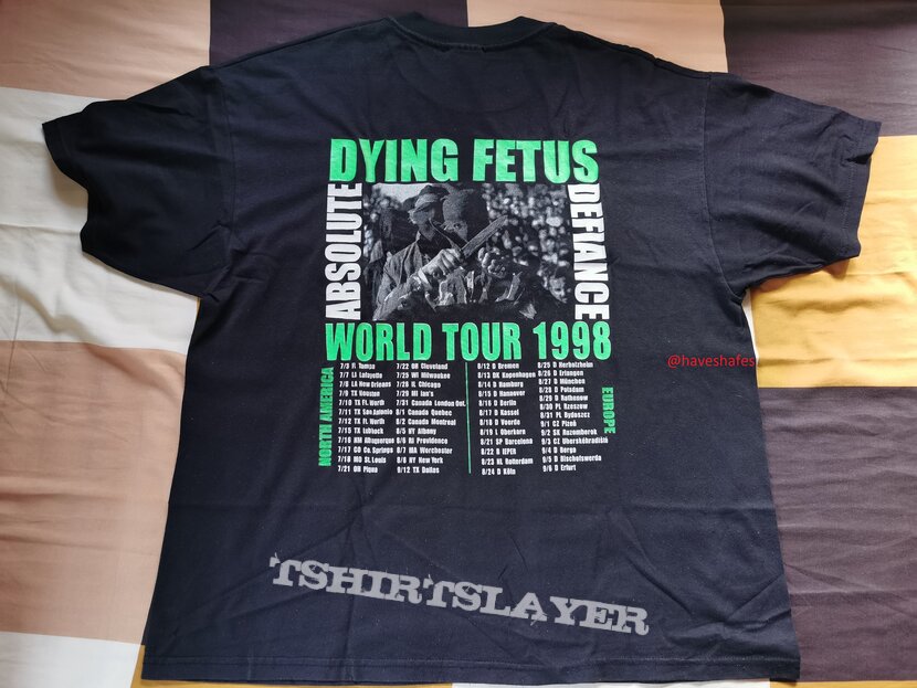 Dying Fetus - World Tour 1998