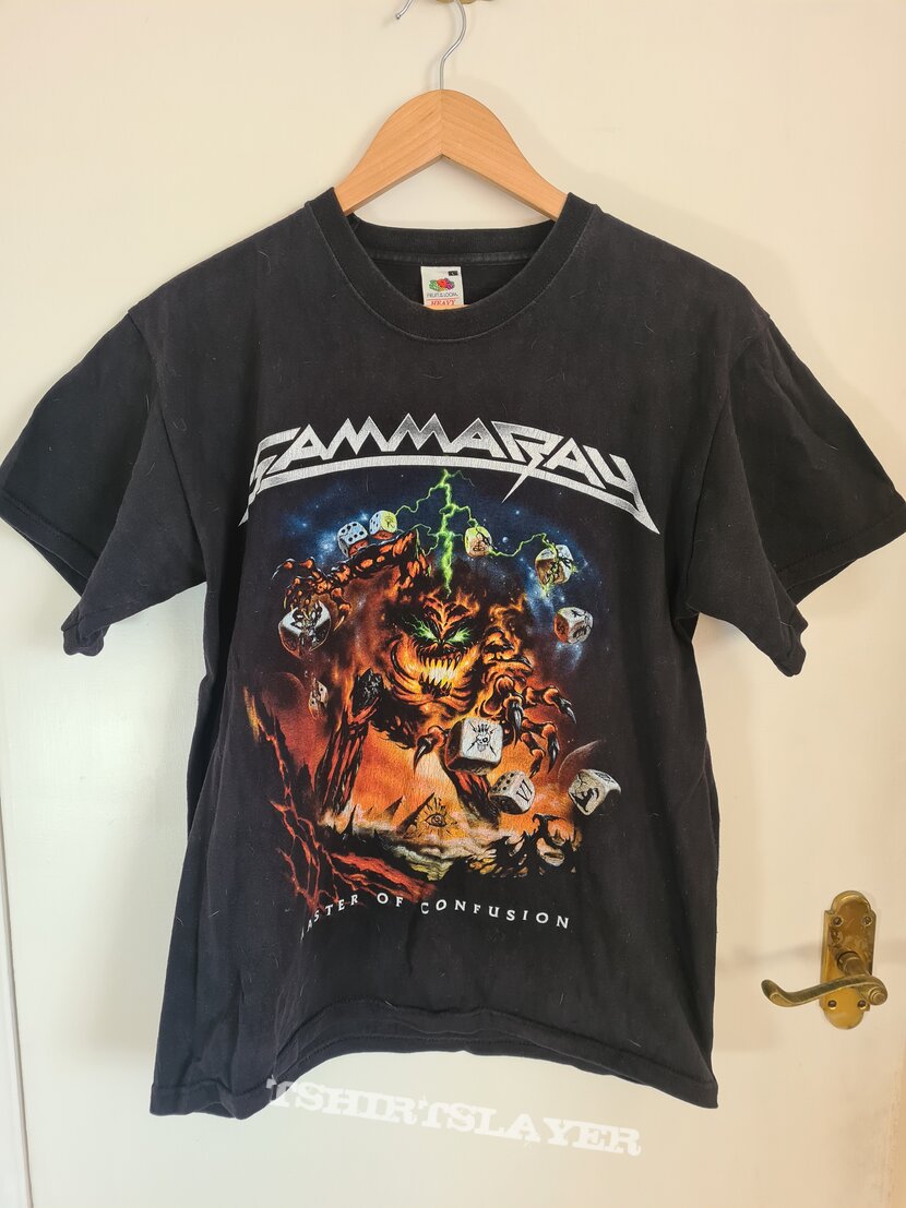 Gamma Ray Gig T-shirt Master of Confusion World Tour 2013 Hellish Rock Part II