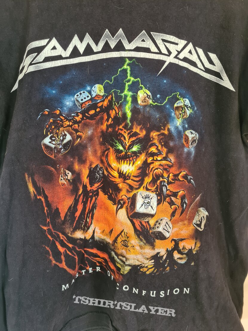 Gamma Ray Gig T-shirt Master of Confusion World Tour 2013 Hellish Rock Part II
