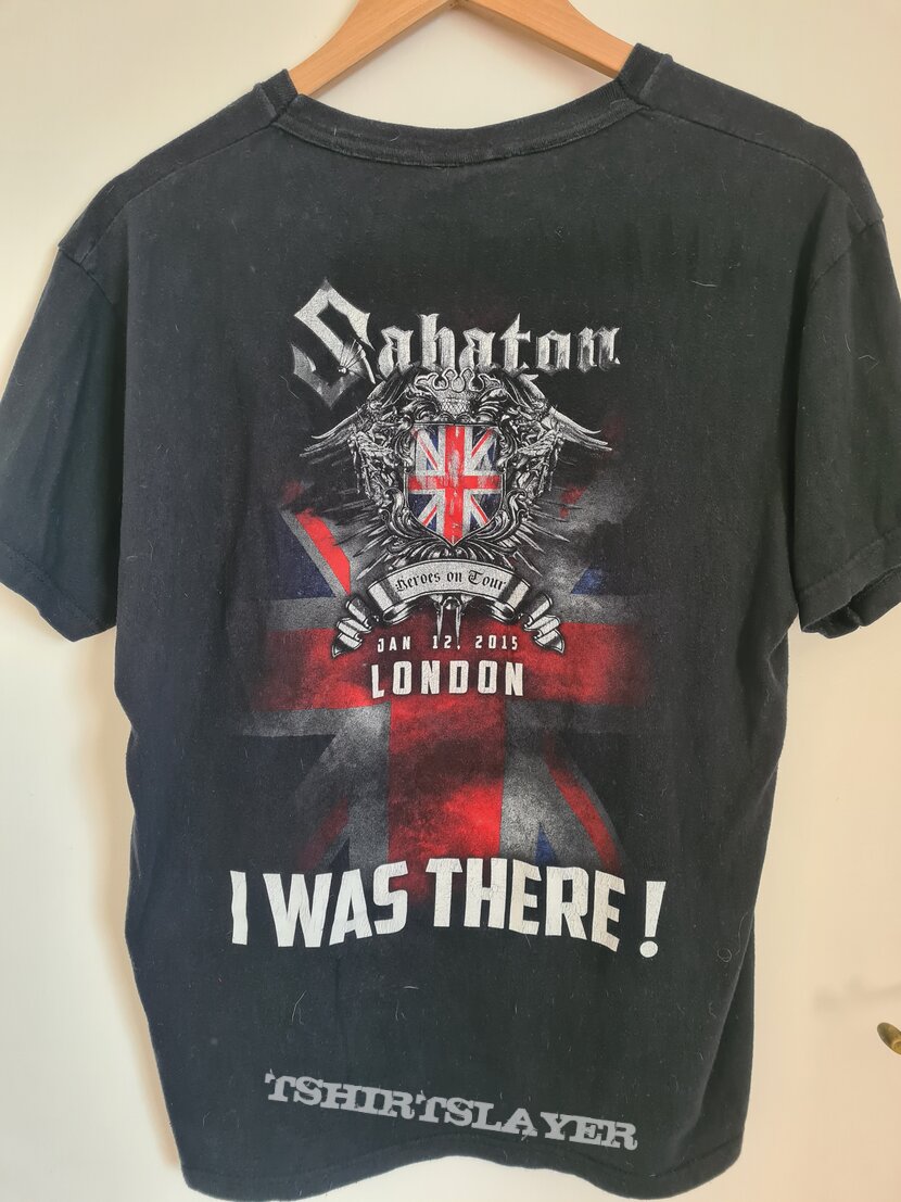 Sabaton Gig T-shirt Heroes on Tour 2015 London | TShirtSlayer TShirt and  BattleJacket Gallery