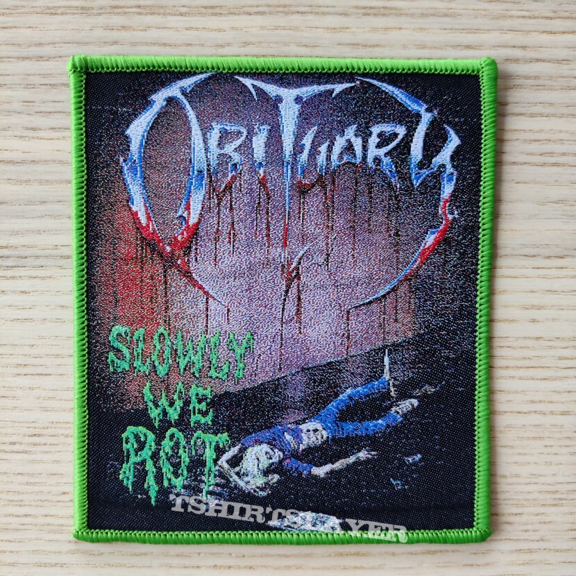 Obituary - Slowly We Rot (Green Border)