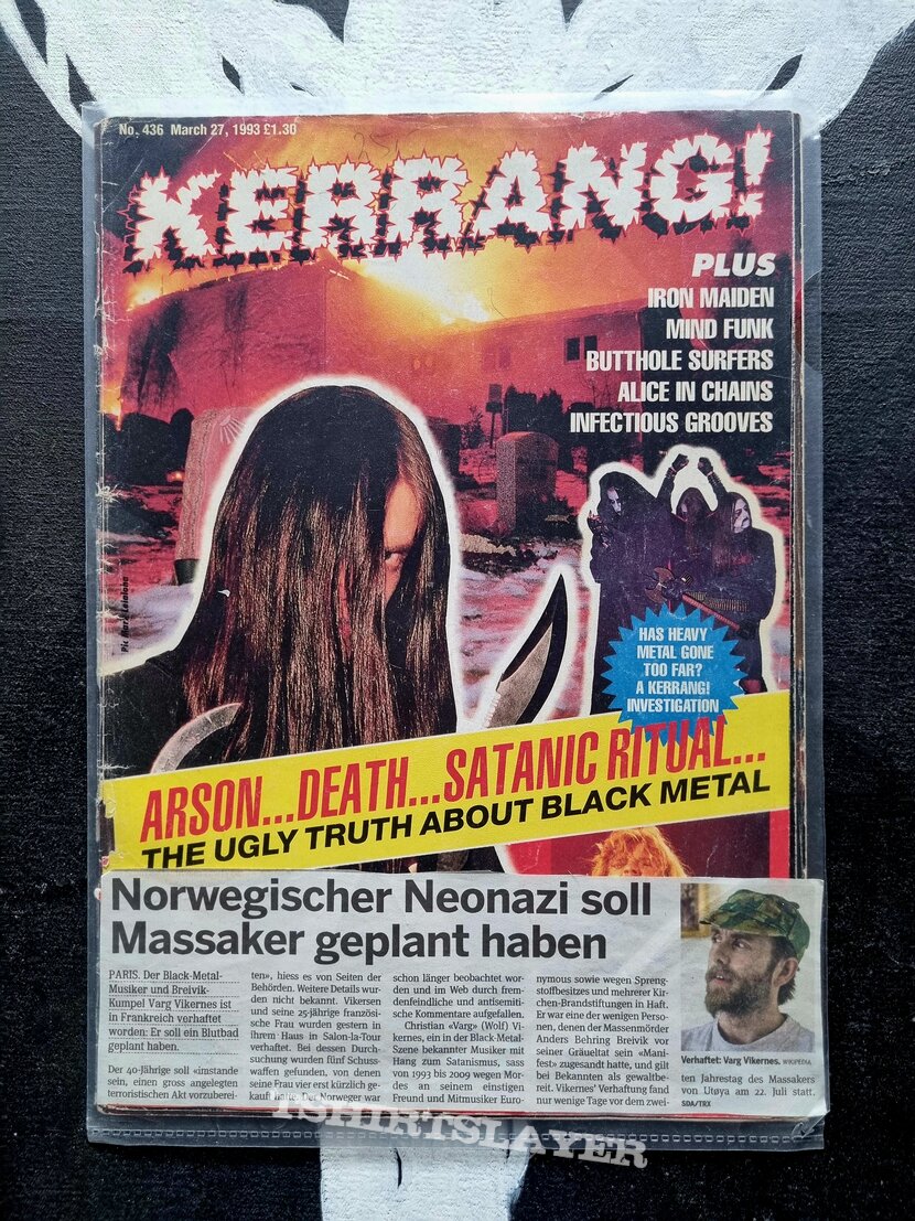 Varg vikernes burzum kerrang 1993