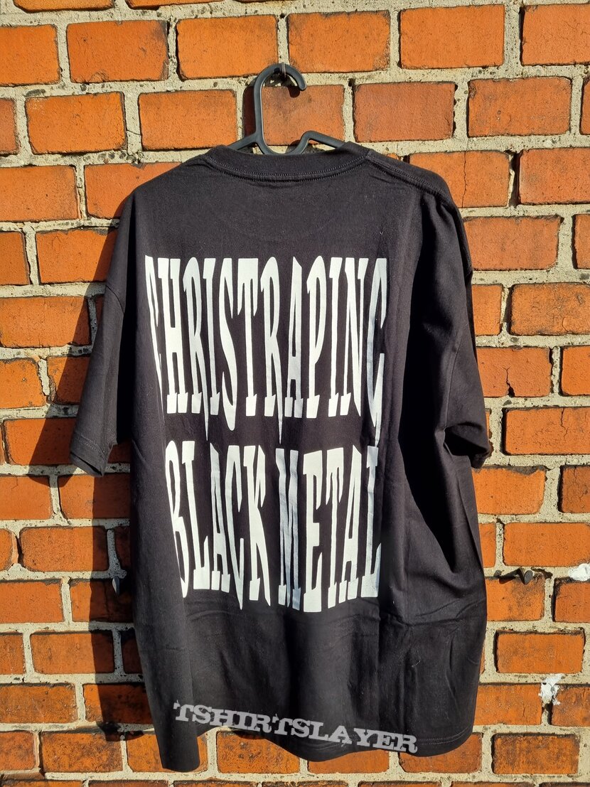  Late 90s Marduk christraping black metal t shirt