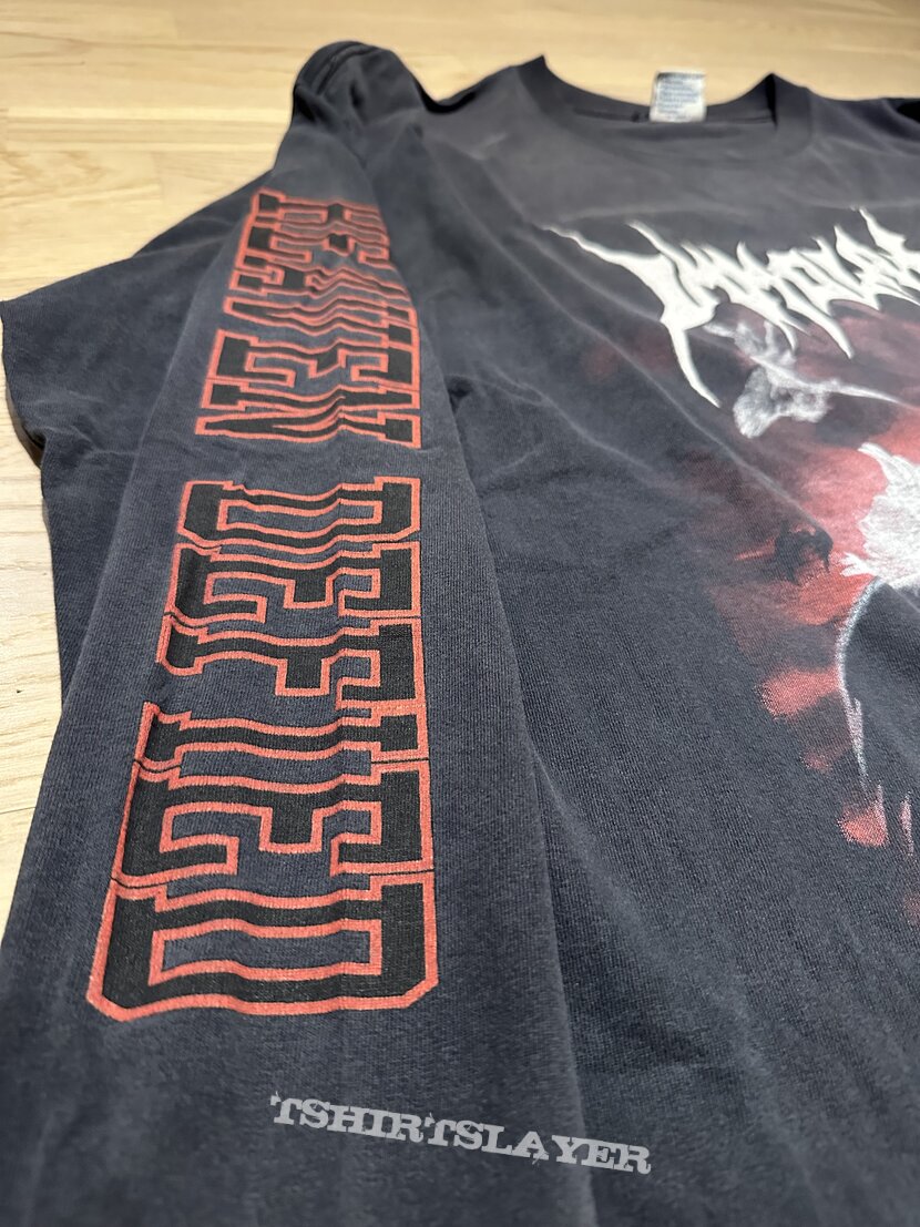 Vintage 1991 Immolation Dawn of Possession LS