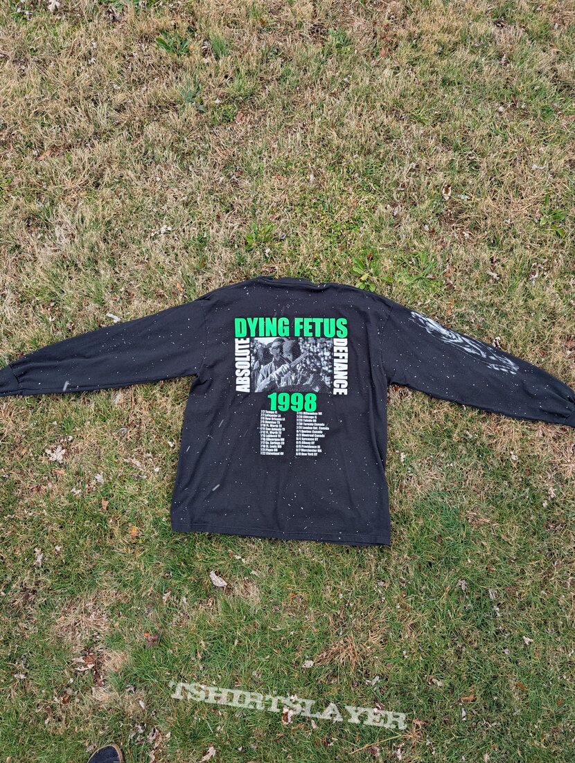 Dying Fetus Absolute Defiance Tour 1998 Longsleeve Dying Fetus Absolute Defiance Tour 1998 Longsleeve