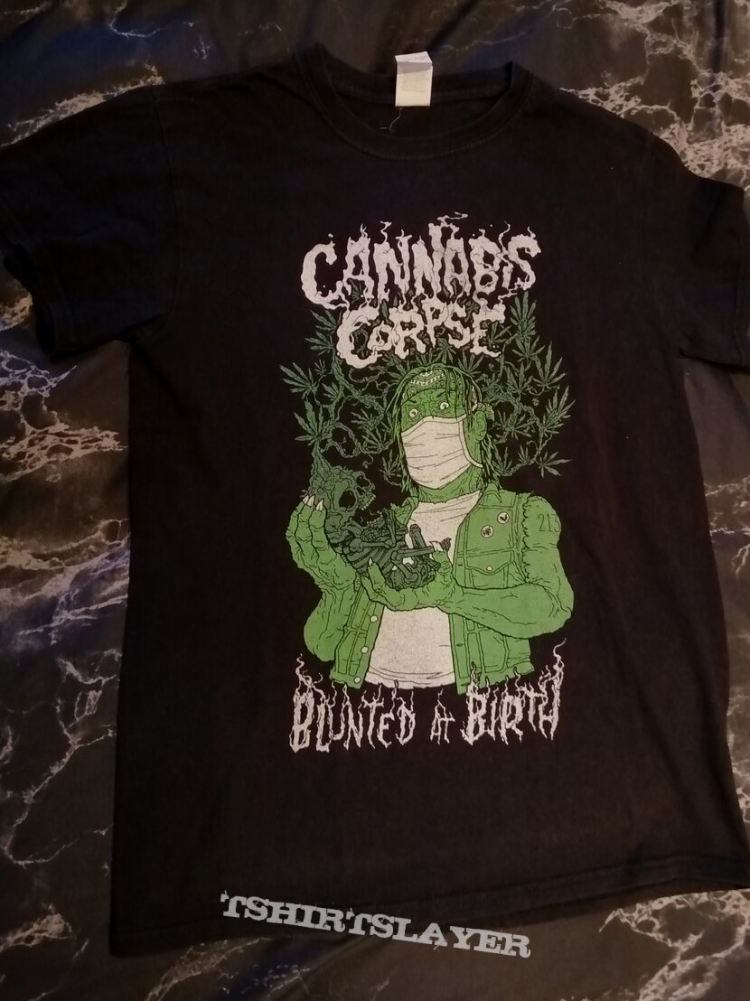 Cannabis Corpse Blunted At Birth Shirt