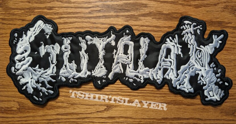Gutalax logo embroidered back patch