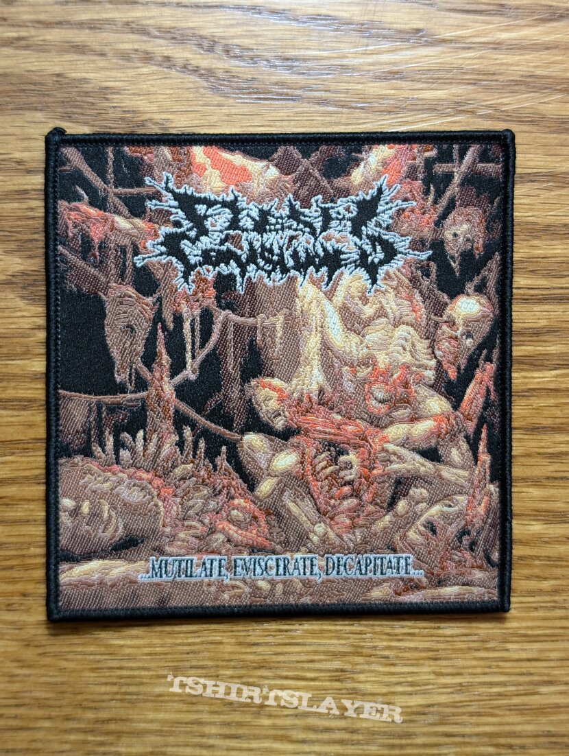 Flesh Consumed- Mutilate. Eviscerate. Decapitate woven patch