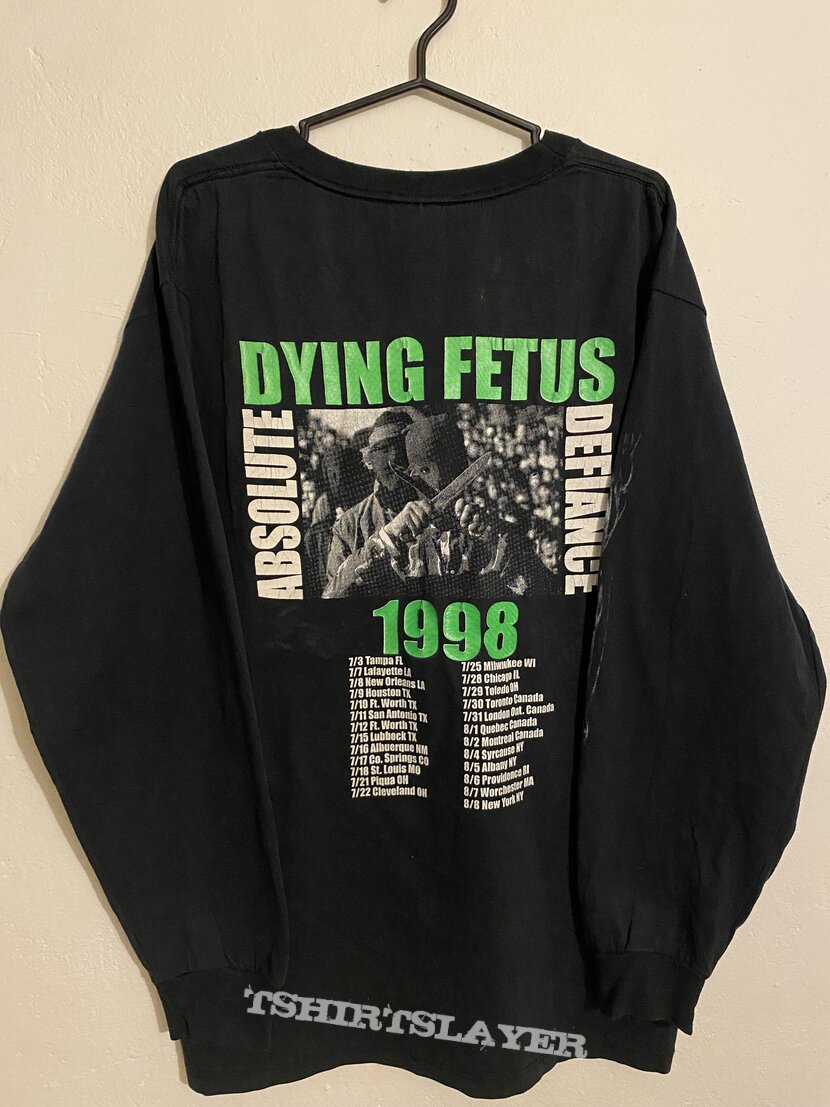 Dying Fetus World tour 98